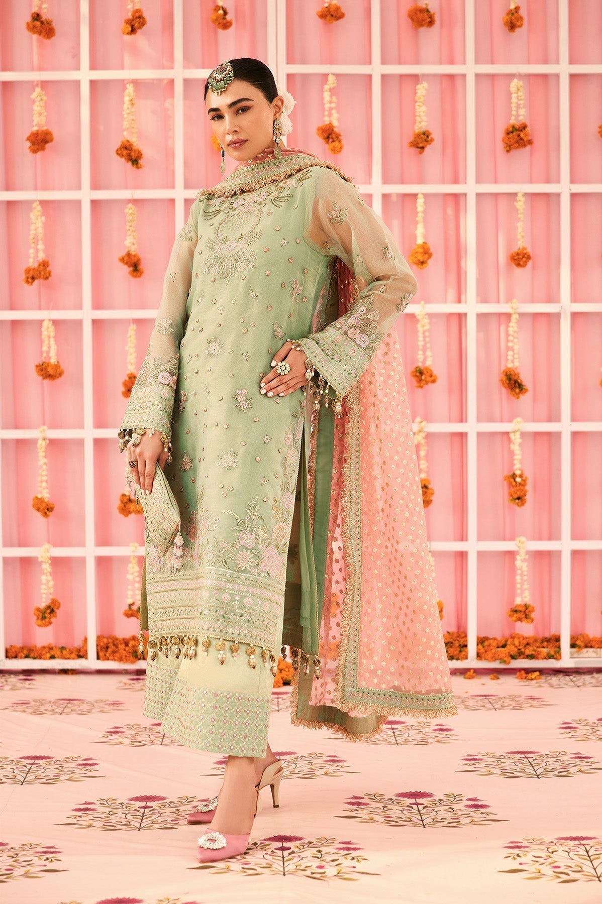 Alizeh | Shehnai The Festive Edit | AF-ZN-2217-Libaan - House Of Hania