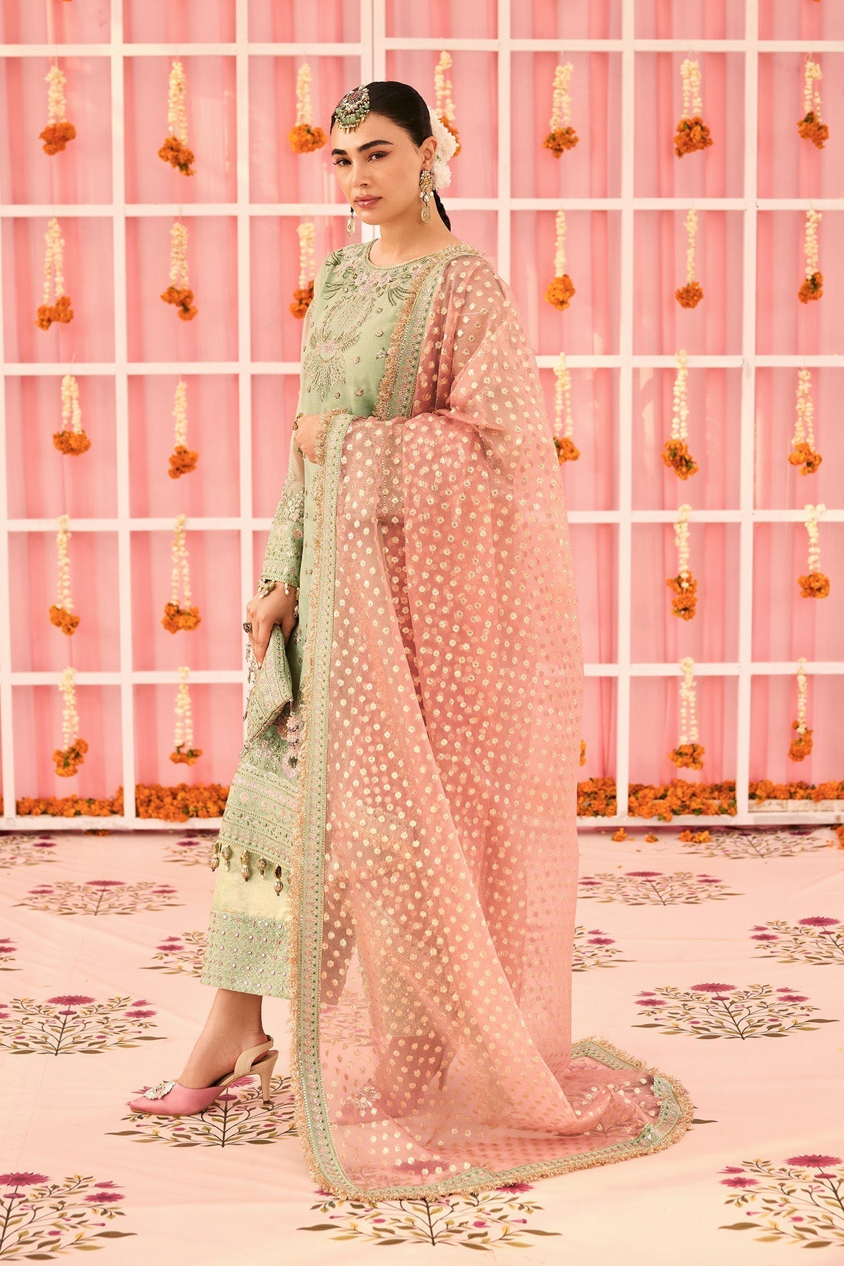 Alizeh | Shehnai The Festive Edit | AF-ZN-2217-Libaan - House Of Hania