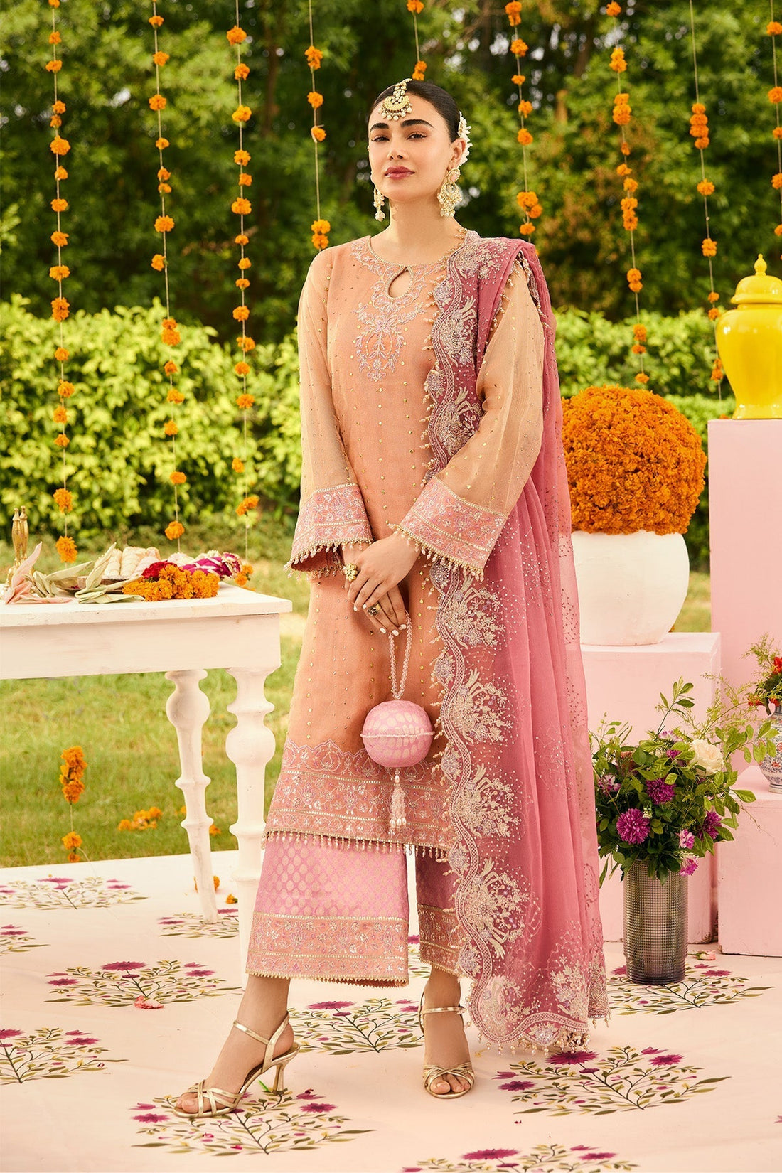 Alizeh | Shehnai The Festive Edit | AF-ZN-2218-Sitara - House Of Hania