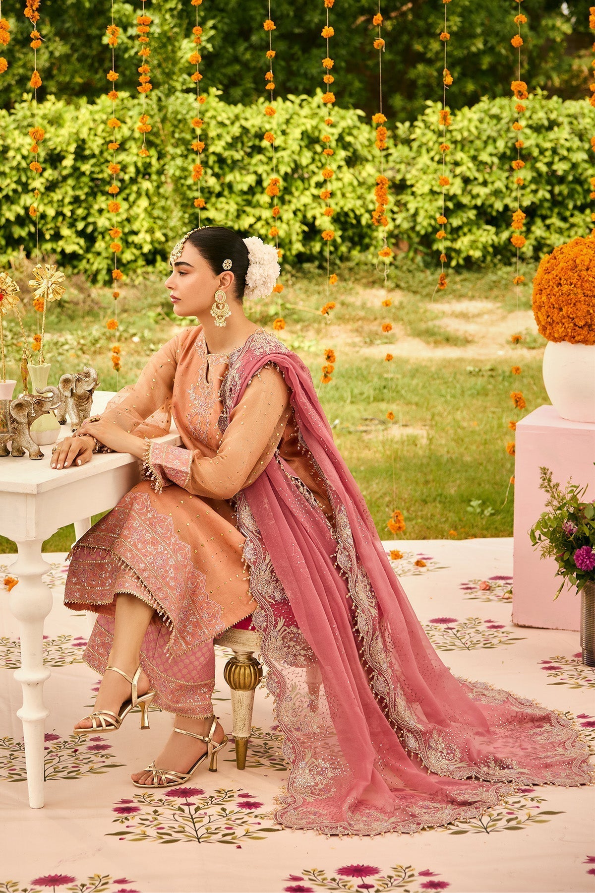 Alizeh | Shehnai The Festive Edit | AF-ZN-2218-Sitara - House Of Hania