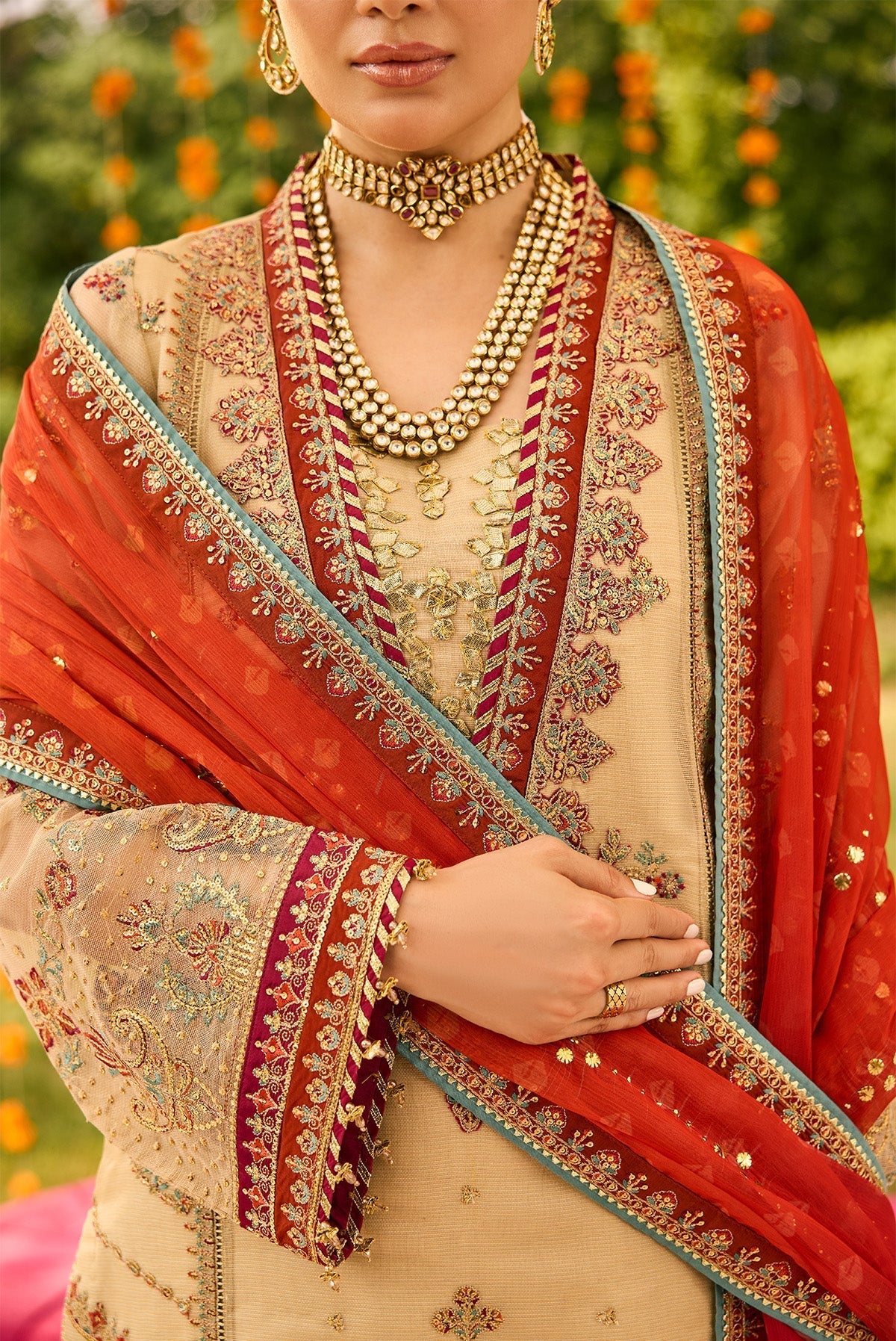 Alizeh | Shehnai The Festive Edit | AF-ZN-2219-Dilruba - House Of Hania