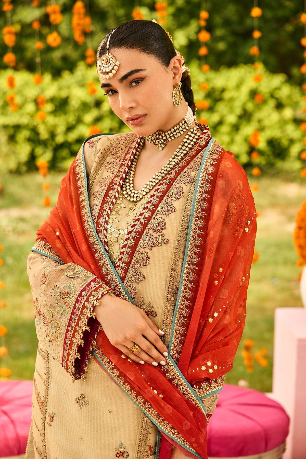 Alizeh | Shehnai The Festive Edit | AF-ZN-2219-Dilruba - House Of Hania