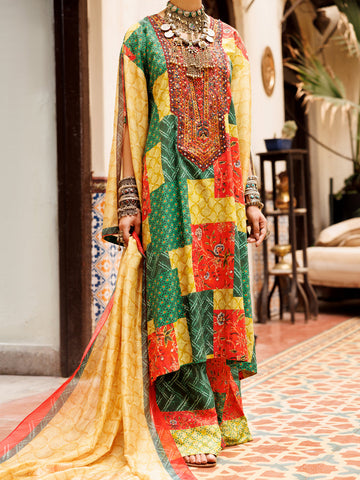 Almirah | Lok Wirsa Signature Collection | ALP-3PS-1957A - House Of Hania