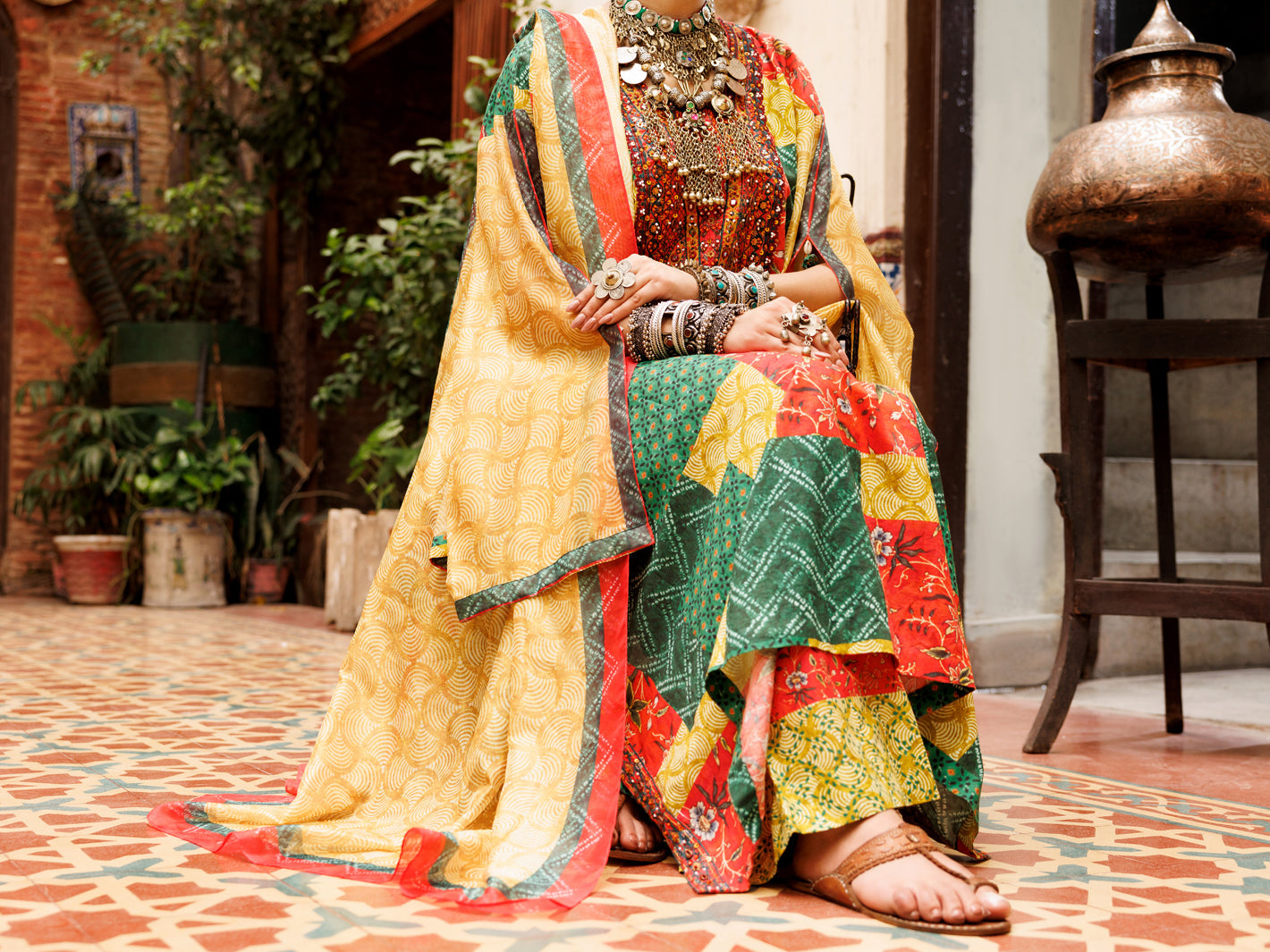 Almirah | Lok Wirsa Signature Collection | ALP-3PS-1957A - House Of Hania
