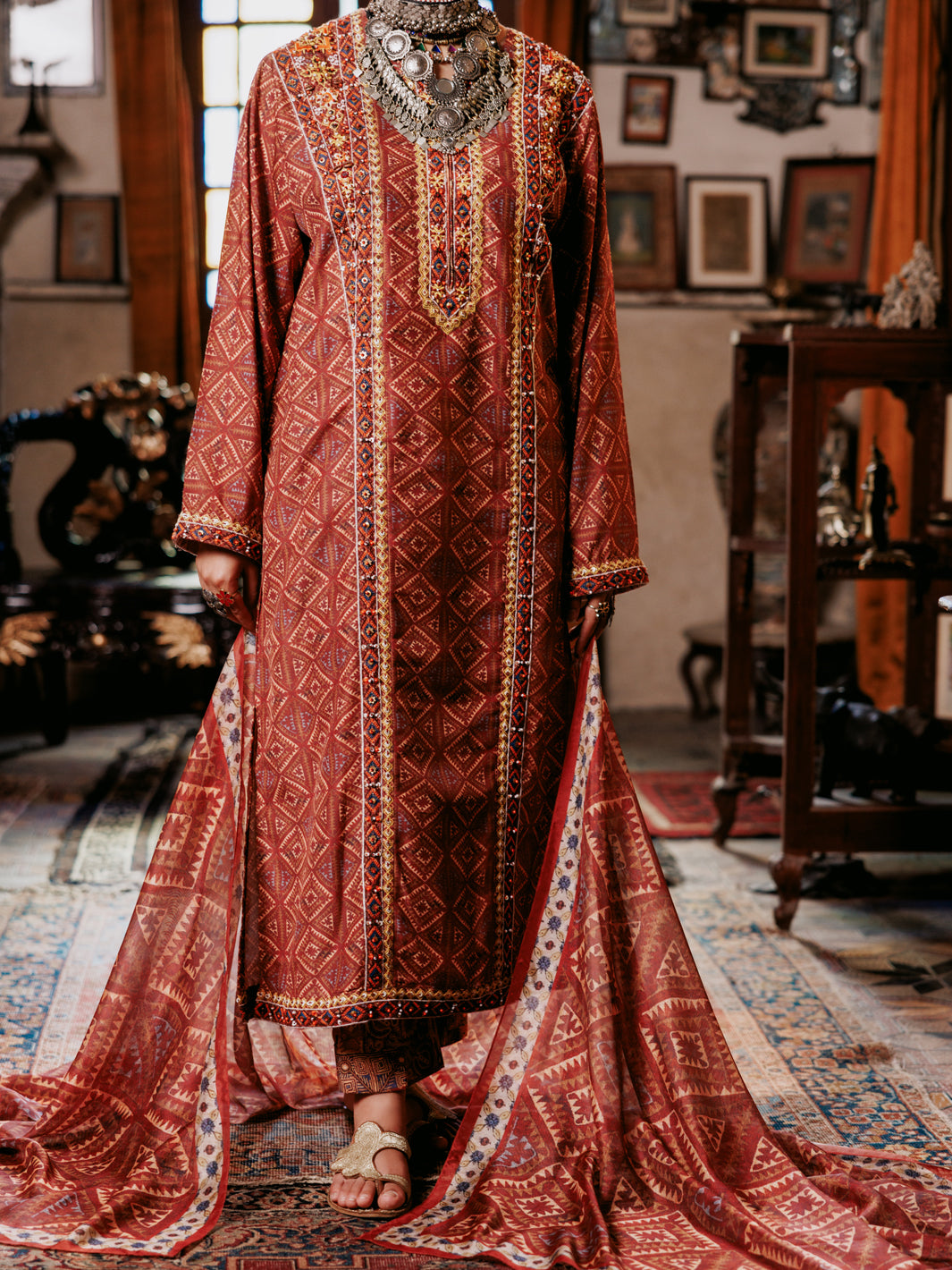 Almirah | Lok Wirsa Signature Collection | ALP-3PS-1959A - House Of Hania