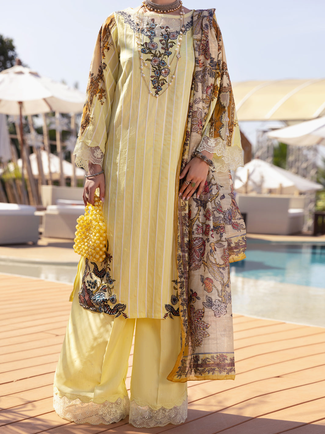 Almirah | Luxury Edit | ALP-3PS-1527 - House Of Hania