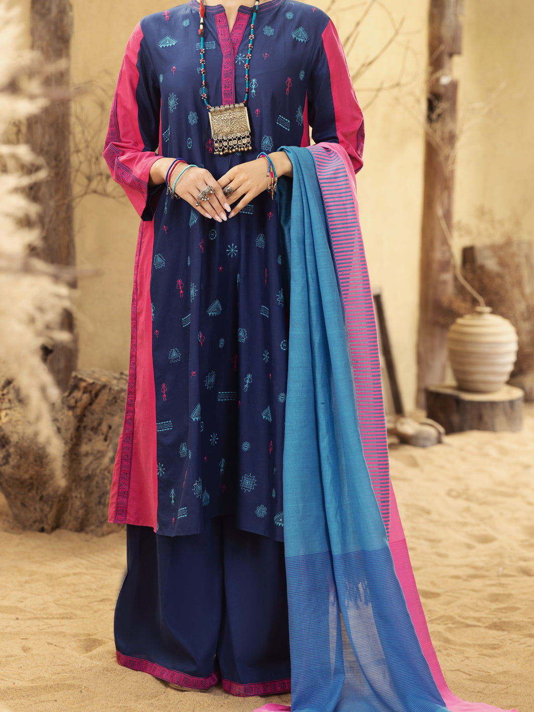 Almirah | Luxury Edit | ALP-3PS-1582 - House Of Hania
