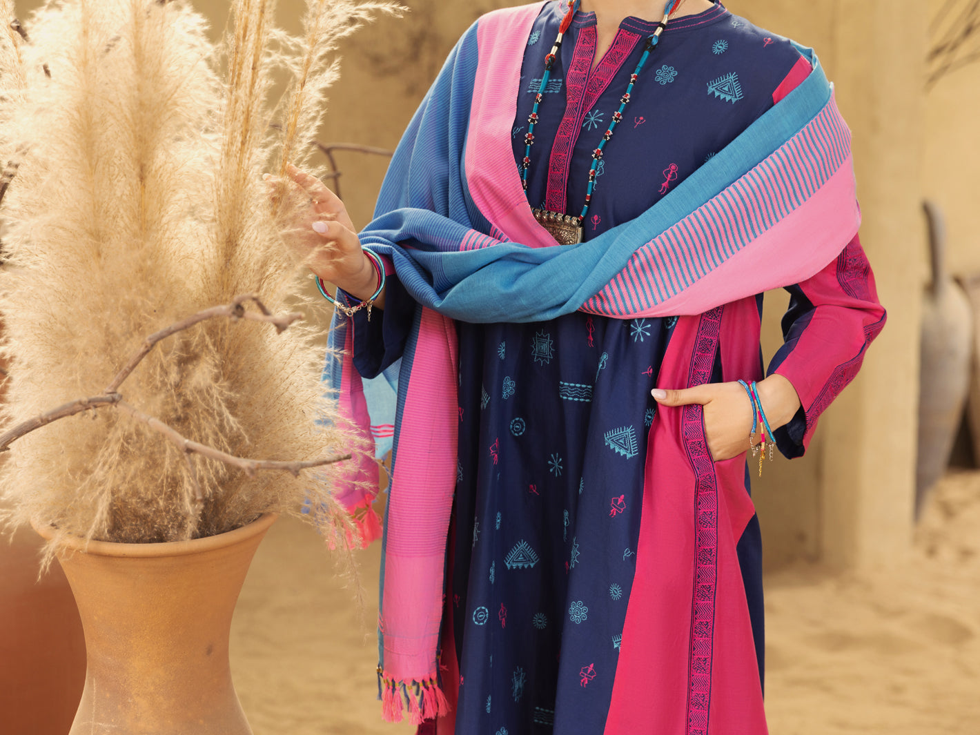 Almirah | Luxury Edit | ALP-3PS-1582 - House Of Hania