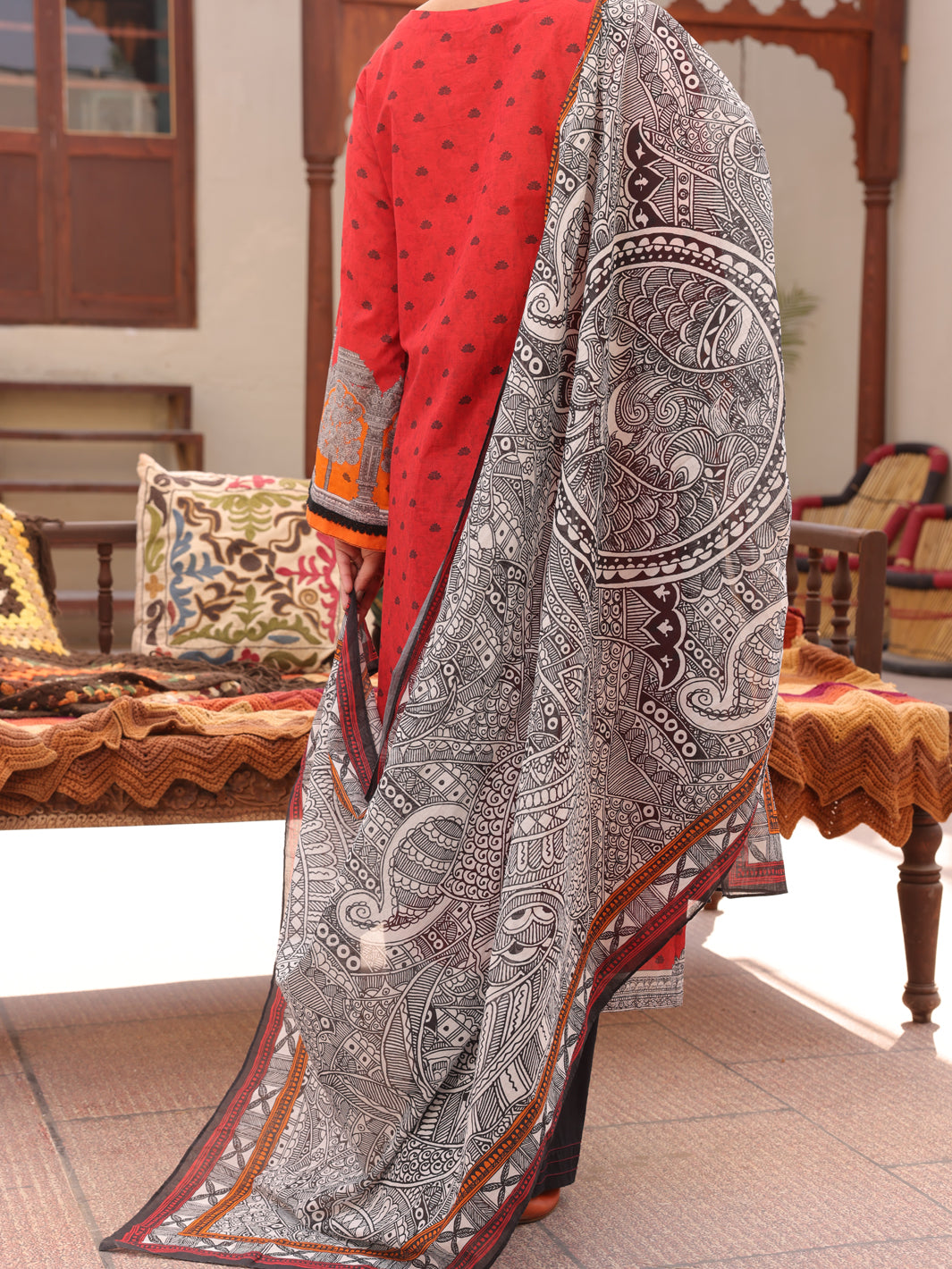 Almirah | Luxury Edit | ALP-3PS-1611 - House Of Hania