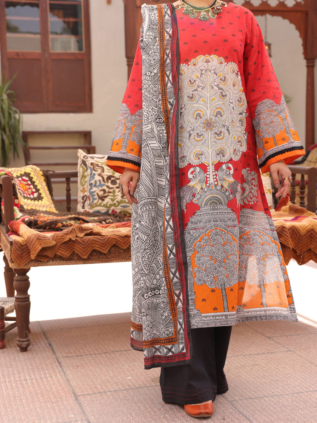 Almirah | Luxury Edit | ALP-3PS-1611 - House Of Hania