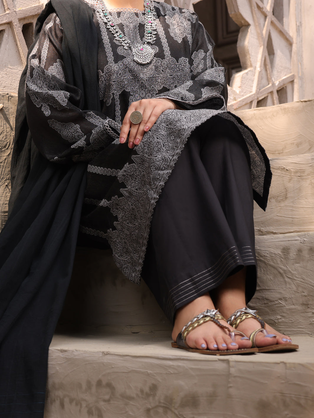 Almirah | Luxury Edit | ALP-3PS-1630 - House Of Hania