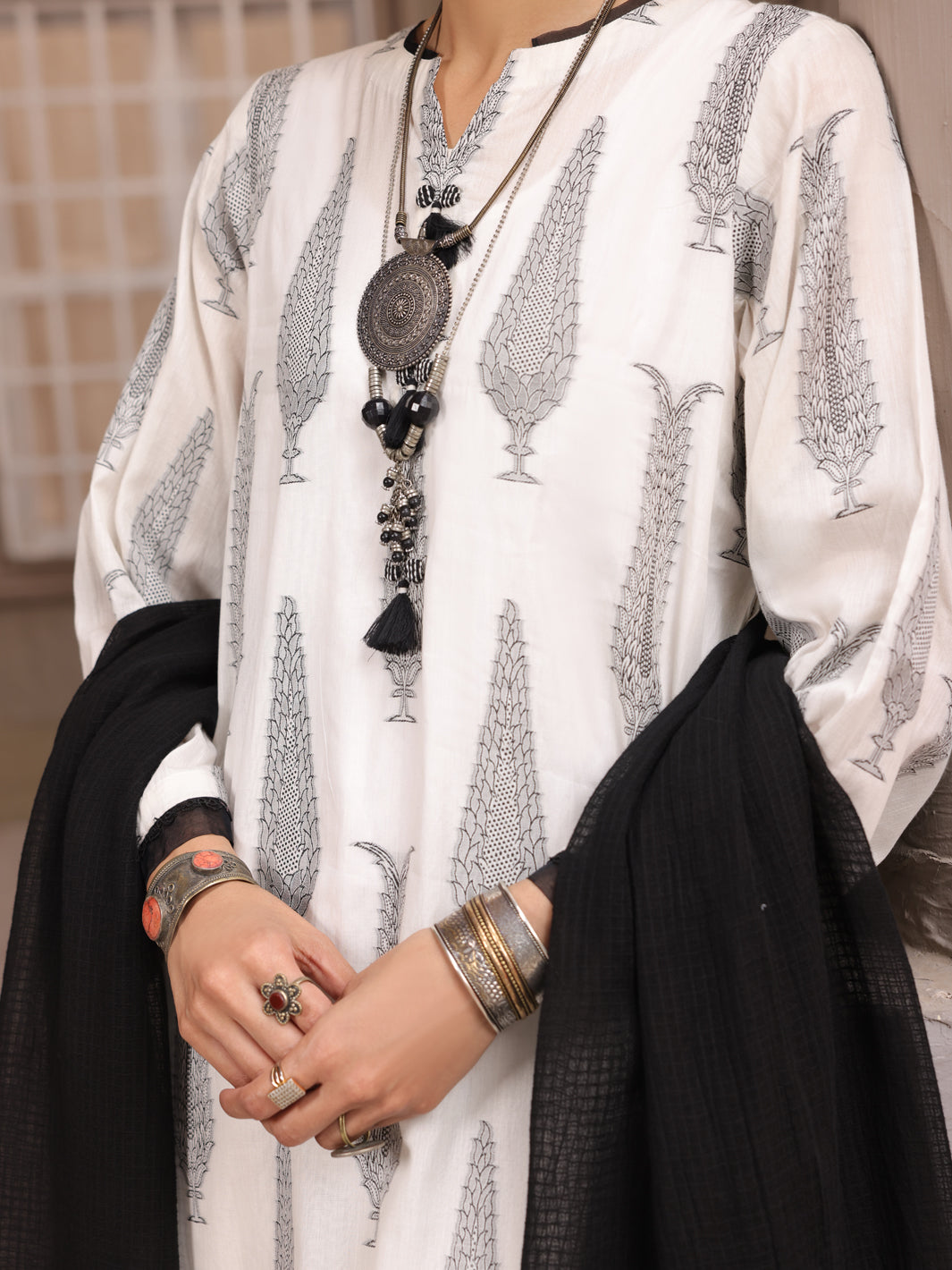 Almirah | Luxury Edit | ALP-3PS-1634 - House Of Hania