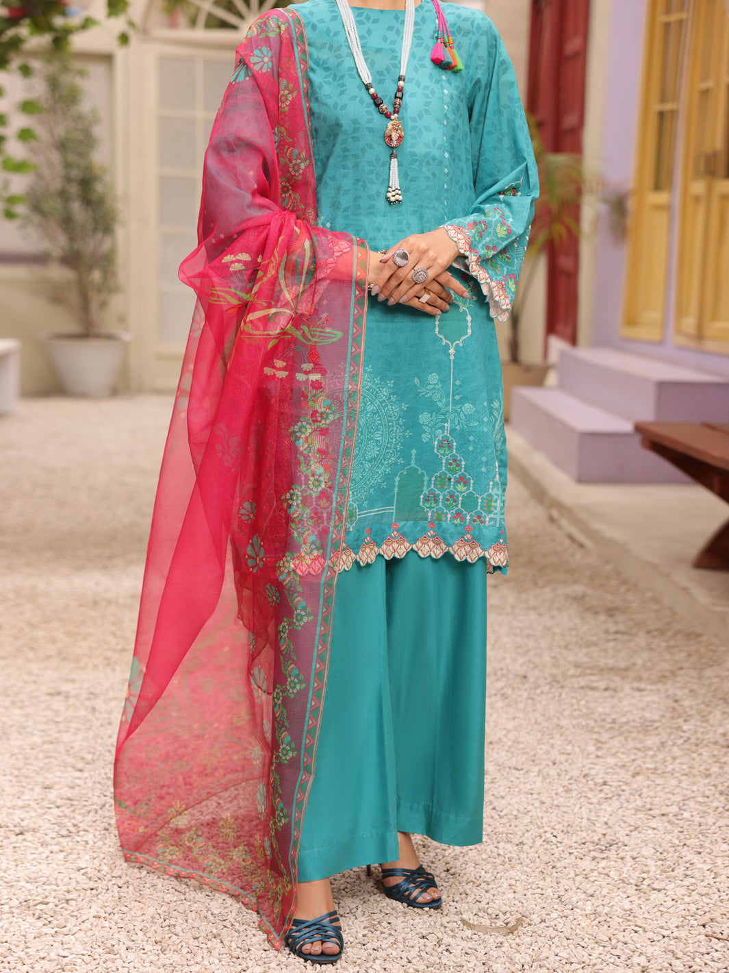 Almirah | Luxury Edit | ALP-3PS-1679 - House Of Hania