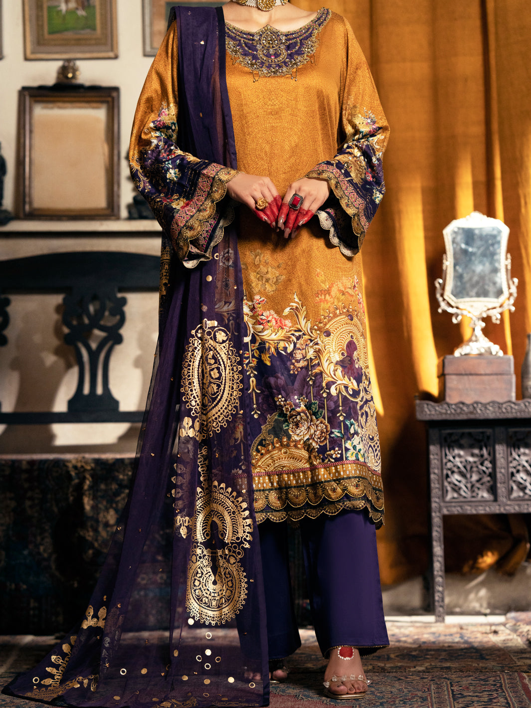 Almirah | Luxury Edit | AWP-3PS-564 - House Of Hania