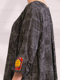 Almirah | Tale of heritage | Charcoal Denim Kurti - AL-LK-1078 - House Of Hania