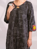 Almirah | Tale of heritage | Charcoal Denim Kurti - AL-LK-1078 - House Of Hania