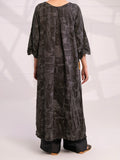 Almirah | Tale of heritage | Charcoal Denim Kurti - AL-LK-1078 - House Of Hania