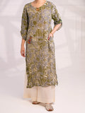Almirah | Tale of heritage | Light Green Dobby Kurti - AL-LK-1080 - House Of Hania