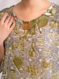 Almirah | Tale of heritage | Light Green Dobby Kurti - AL-LK-1080 - House Of Hania