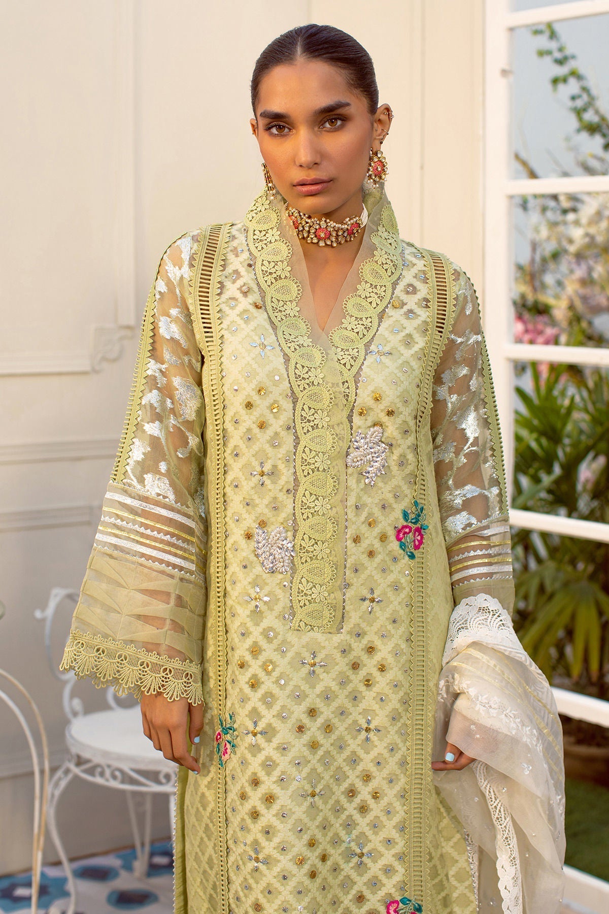 Annus Abrar | Designer Picks 24 | LELUM - MINT - House Of Hania