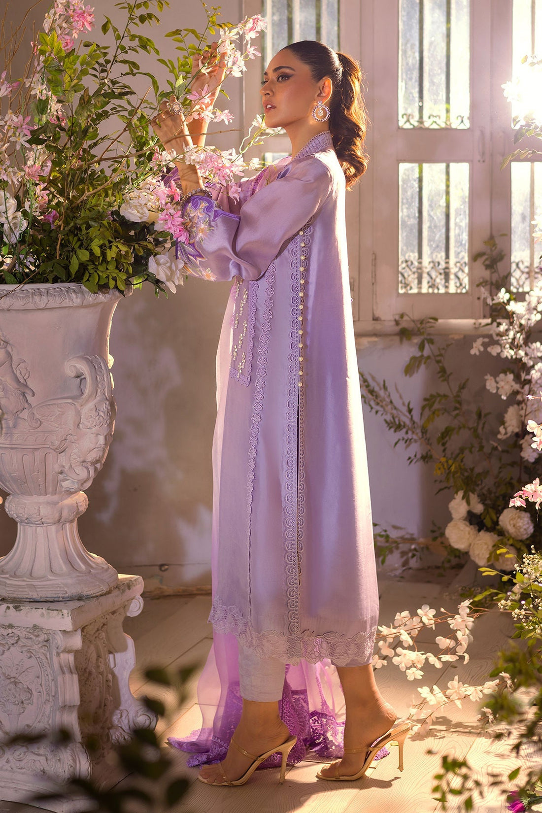 Annus Abrar | Designer Picks 24 | MAMIA LILAC - SHIRT AND PANTS - House Of Hania