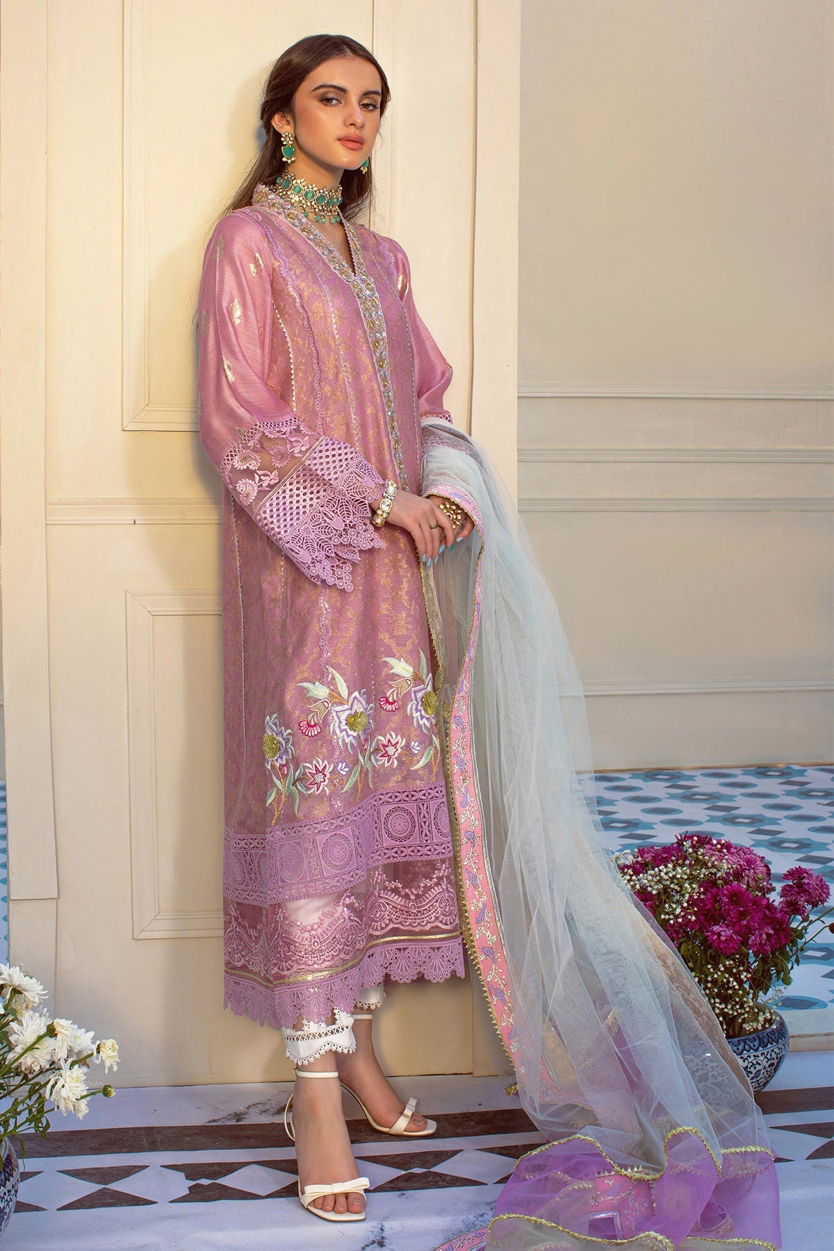 Annus Abrar | Designer Picks 24 | RIZEEN - LILAC - House Of Hania