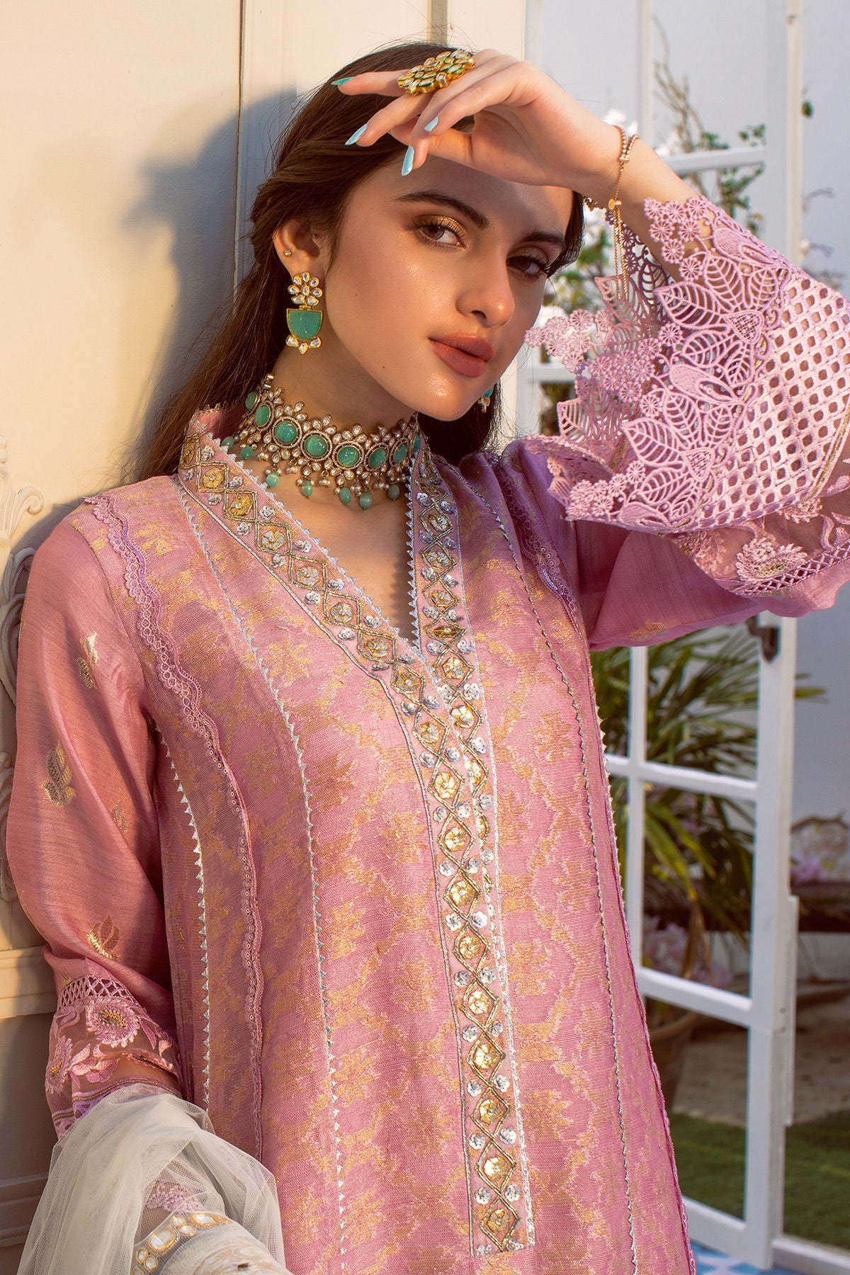 Annus Abrar | Designer Picks 24 | RIZEEN - LILAC - House Of Hania