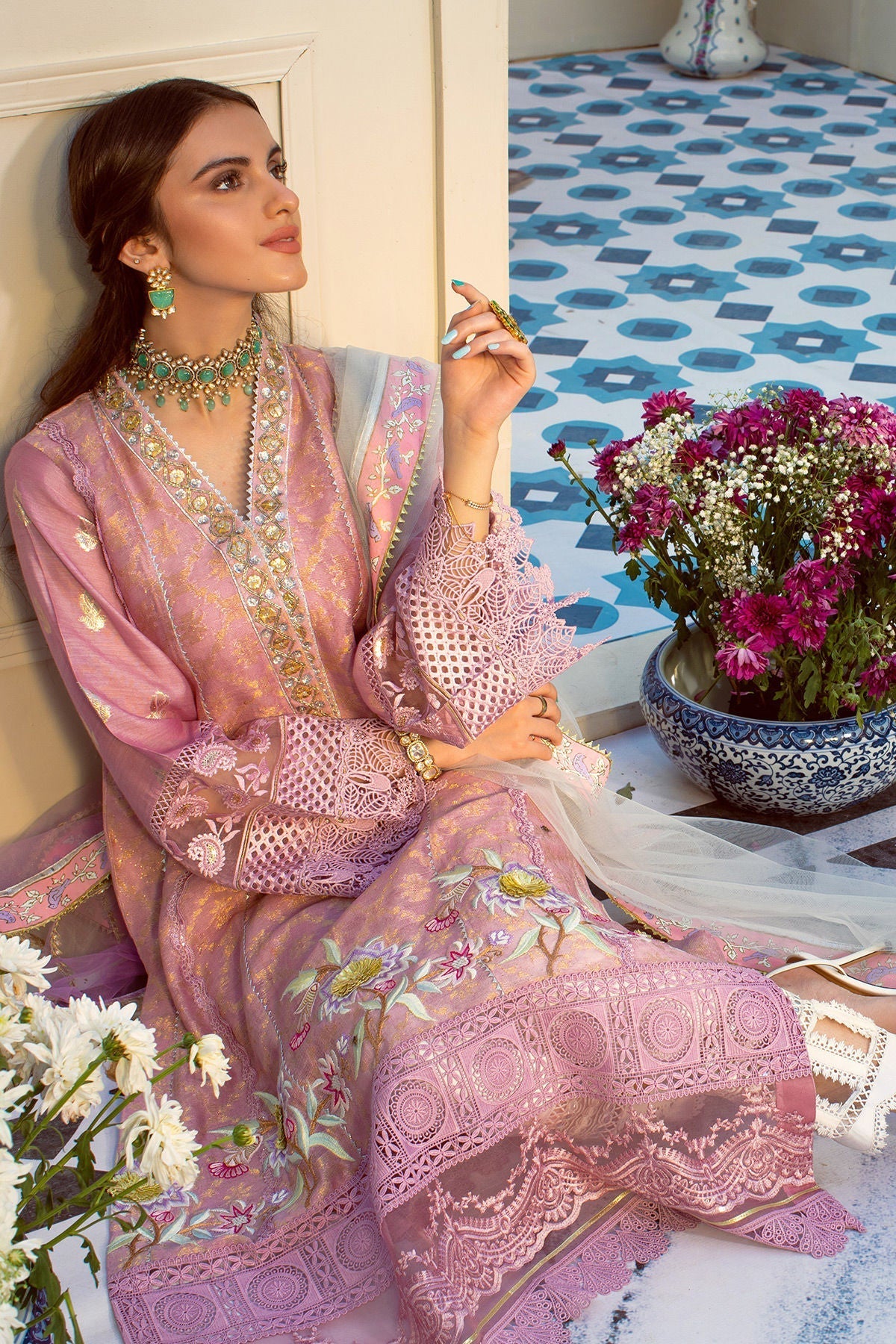 Annus Abrar | Designer Picks 24 | RIZEEN - LILAC - House Of Hania