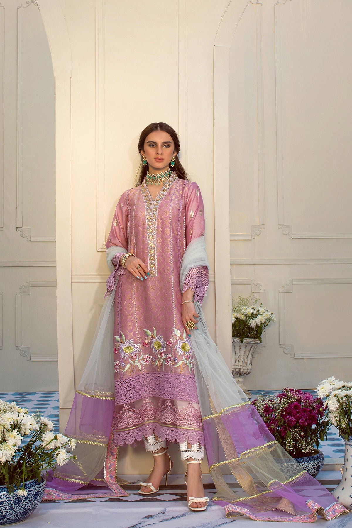 Annus Abrar | Designer Picks 24 | RIZEEN - LILAC - House Of Hania