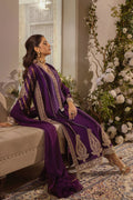Annus Abrar | Designer Picks 24 | VISAAL AUBERGINE - SHIRT AND DUPATTA - House Of Hania