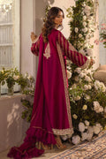 Annus Abrar | Designer Picks 24 | VISAAL CRANBERRY-SHIRT AND DUPATTA - House Of Hania