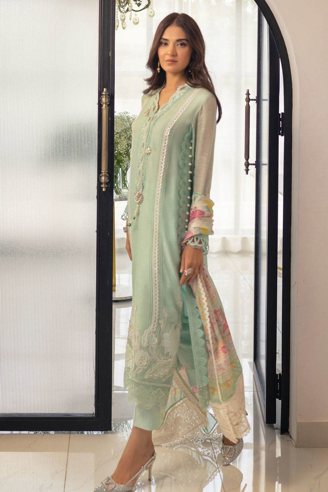 Annus Abrar | Designer Picks 24 | ZIKASHA - SHIRT, PANTS AND DUPATTA - House Of Hania