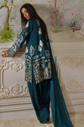Annus Abrar | Elemental Festive | Qirat (Shirt, Pants and Dupatta) - House Of Hania