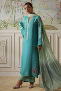 Annus Abrar | Elemental Festive | Reshaal (Shirt, Pants and Dupatta) - House Of Hania
