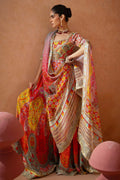 Annus Abrar | Lima Luxe Silk | Aneera Kalidar (Kalidar, Pants and Dupatta) - House Of Hania