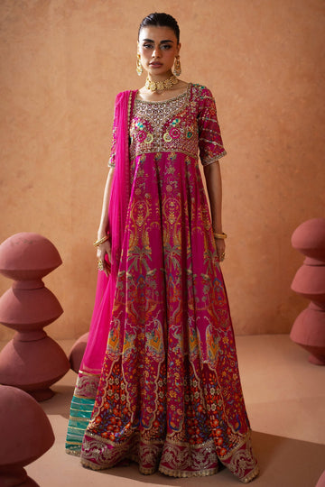 Annus Abrar | Lima Luxe Silk | Relana Kalidar (Kalidar, Pants and Dupatta) - House Of Hania