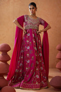 Annus Abrar | Lima Luxe Silk | Roshanay Kalidar (Kalidar, Pants and Dupatta) - House Of Hania