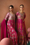 Annus Abrar | Lima Luxe Silk | Roshanay Kalidar (Kalidar, Pants and Dupatta) - House Of Hania