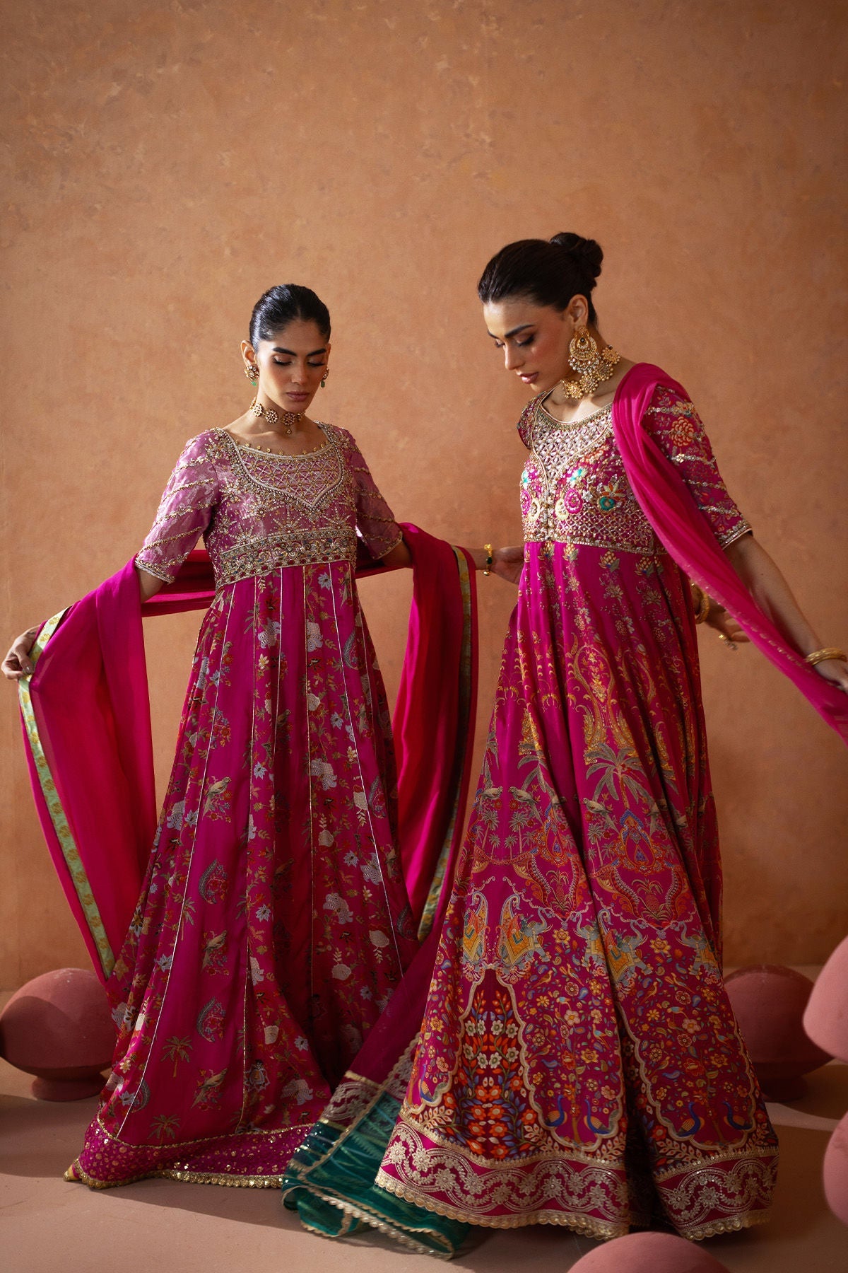 Annus Abrar | Lima Luxe Silk | Roshanay Kalidar (Kalidar, Pants and Dupatta) - House Of Hania