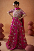 Annus Abrar | Lima Luxe Silk | Roshanay Kalidar (Kalidar, Pants and Dupatta) - House Of Hania