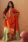 Annus Abrar | Lima Luxe Silk | Urisha (Shirt, Pants and Dupatta) - House Of Hania