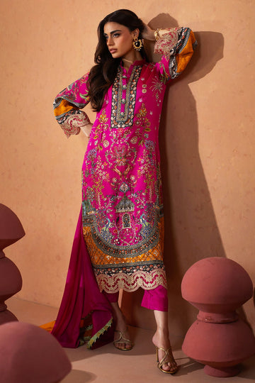 Annus Abrar | Lima Luxe Silk | Yamina (Shirt and Pants) - House Of Hania