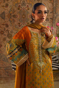 Annus Abrar | Lime Luxe Silk | Faina - House Of Hania