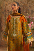Annus Abrar | Lime Luxe Silk | Faina - House Of Hania