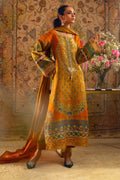 Annus Abrar | Lime Luxe Silk | Faina - House Of Hania