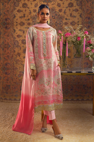 Annus Abrar | Lime Luxe Silk | Kira - House Of Hania