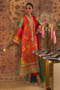 Annus Abrar | Lime Luxe Silk | Liliya - House Of Hania