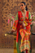 Annus Abrar | Lime Luxe Silk | Liliya - House Of Hania