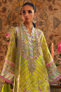 Annus Abrar | Lime Luxe Silk | Linara - House Of Hania