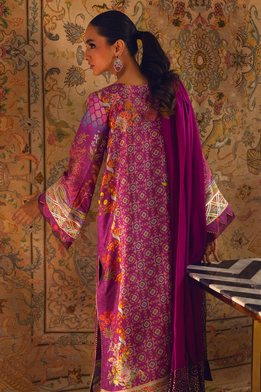 Annus Abrar | Lime Luxe Silk |   Salomi - House Of Hania